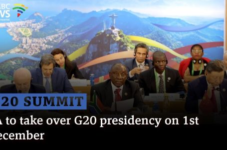 G20 Summit | SA to take over G20 presidency on 1st December