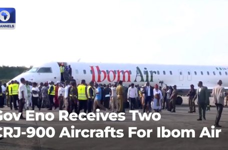 Gov Eno Receives Two CRJ 900 Aircrafts For Ibom Air