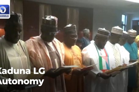 Gov Sani Swears In 23 Newly Elected LG Chairmen