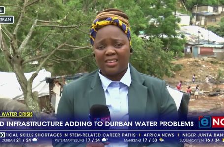 Previous infrastructure including to Durban water issues