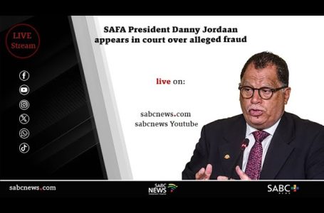 SAFA President Danny Jordaan  seems in court docket over alleged fraud