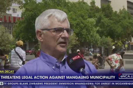 City Decay | DA threatens authorized motion in opposition to Mangaung Municipality