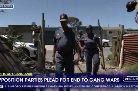 Western Cape opposition events plead for finish to gang wars