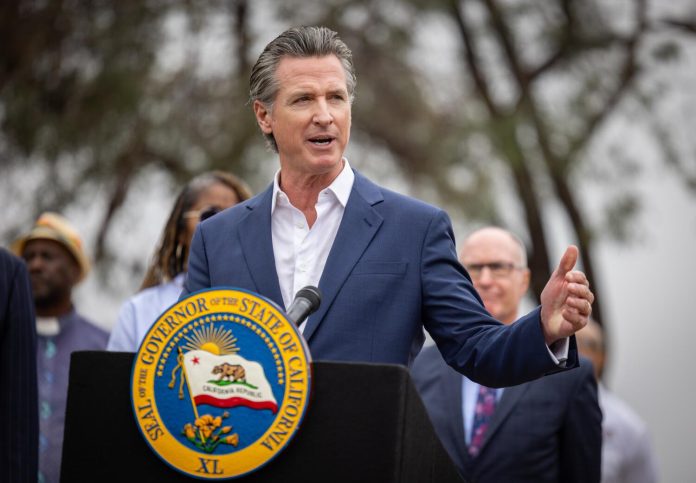 Newsom desires $25 million to battle the Trump litigation he sees coming