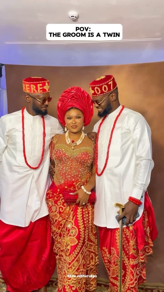 This Groom Hyping His Bride Alongside His Twin Brother Will Make You Smile
