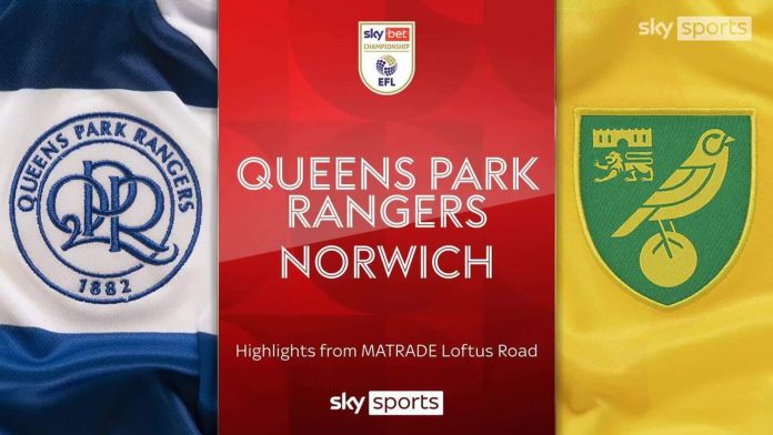 Highlights of the Sky Wager Championship match between Queens Park Rangers and Norwich Metropolis.”