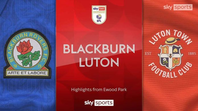 Highlights of the Sky Guess Championship recreation between Blackburn and Luton.”