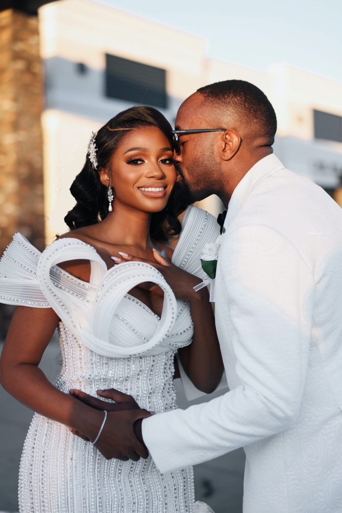 From Twitter to Eternally! Jamilat & Wesley’s White Wedding ceremony Photographs Would Make Your Day