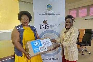 WHO and USAID Donate Check Kits to Strengthen Angola’s Mpox Response