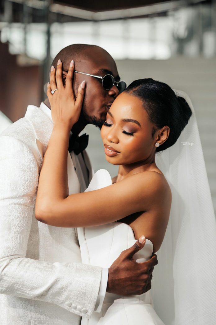 Really feel The Magic of Love With Adeola and Goodness’s White Marriage ceremony Pictures