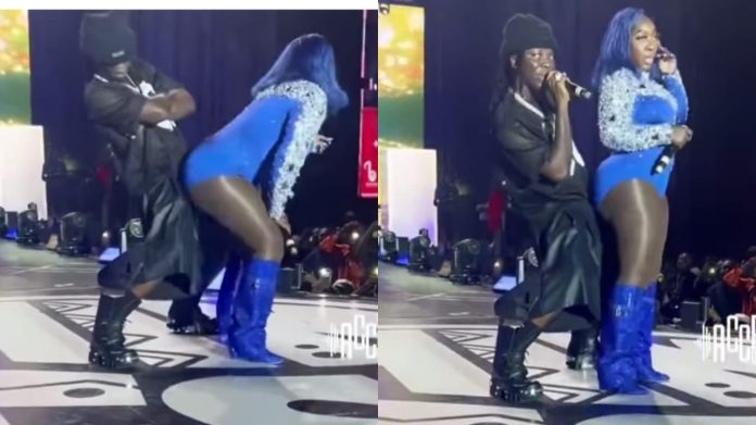 It Was All For Showbiz – Stonebwoy Apologizes To His Spouse For Grinding Spice On Stage At BHIMFEST