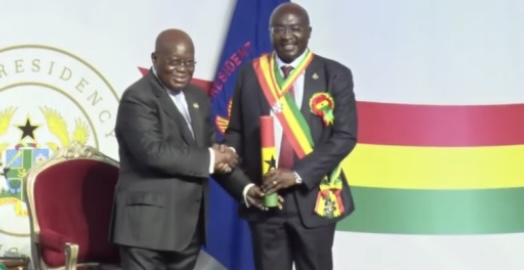 Akufo-Addo Honours Bawumia With Ghana’s Highest Award, the ‘Order of the Star of Ghana’