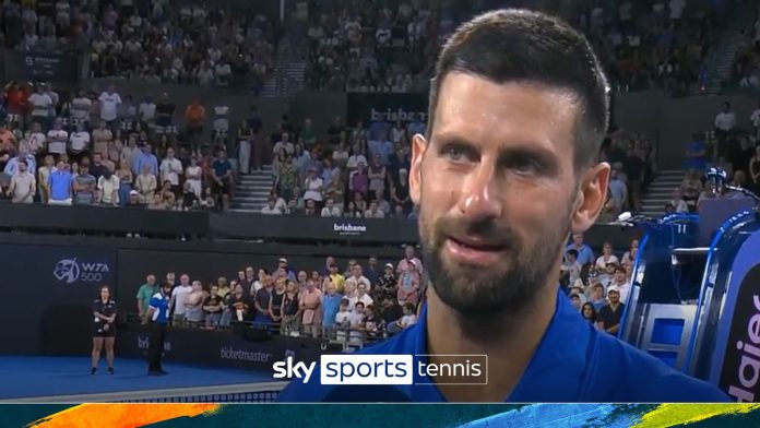 Novak Djokovic thrills the Australian crowd as he underlines his want to win the…