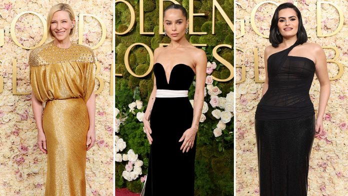 Stars Shine Brighter Than Gold on 2025 Golden Globes Pink Carpet