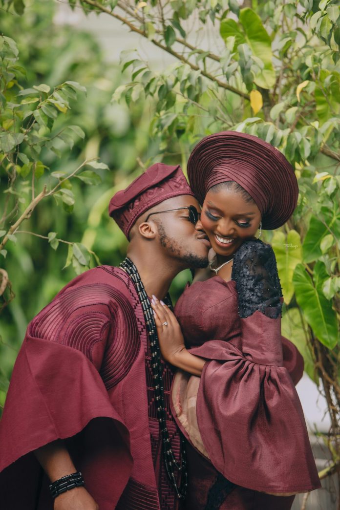 Of Love, Magnificence and Tradition! Omotola & David’s Trad Images Will Make Your Day