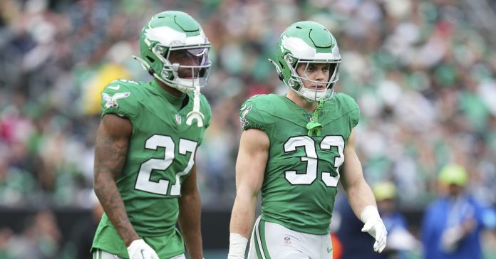 All-NFL Rookie Protection Crew options two Eagles gamers