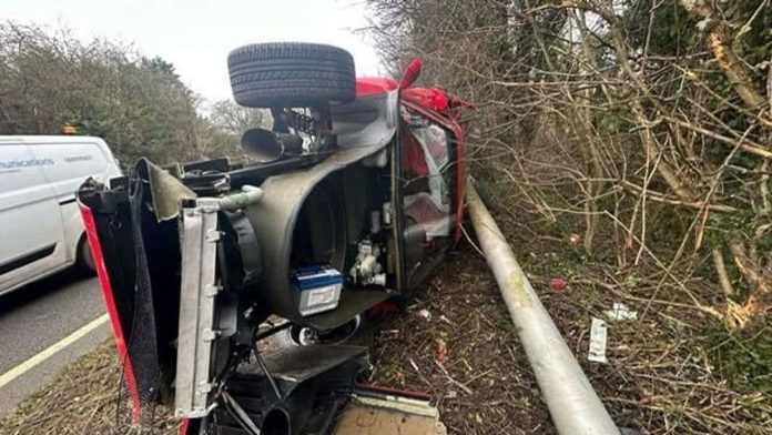 Somebody Simply Crashed This Ferrari F40 within the UK