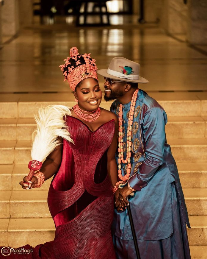 It’s #BEEWITHDREW25! Get pleasure from The Stunning Highlights From Bisola & Andrew’s Trad