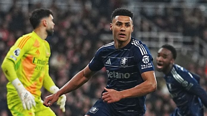 EPL: Arsenal stumble in title race after 2-2 draw with Aston Villa 