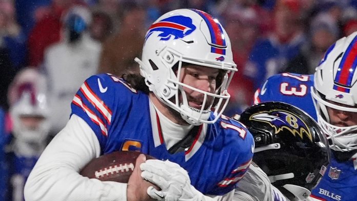 Baltimore Ravens 25-27 Buffalo Payments: Josh Allen and Payments ebook AFC Championship assembly with Kansas Metropolis Chiefs