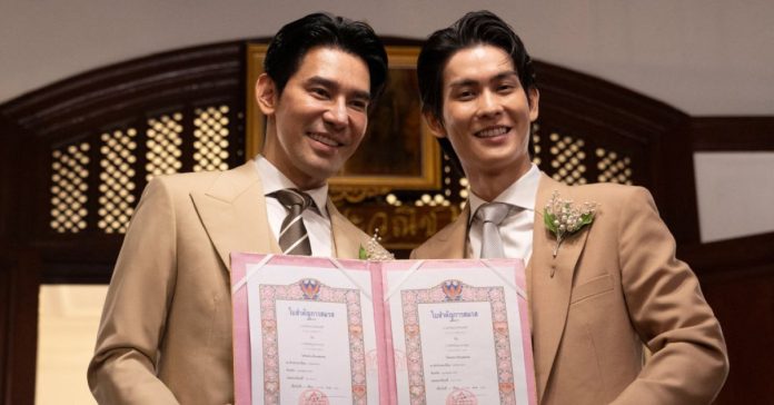 Thai LGBTQ+ {Couples} Register Marriages as Landmark Equality Regulation Takes Impact