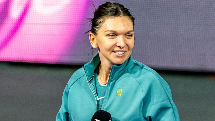 Halep proclaims retirement in on-court interview