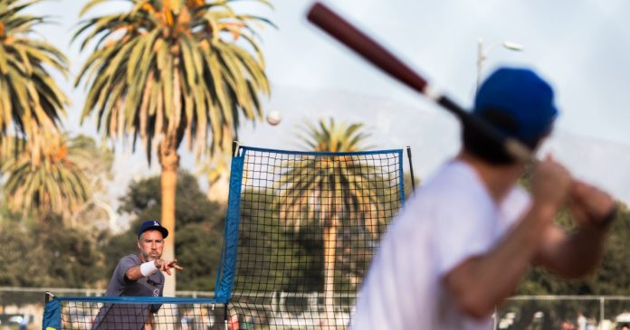 Baseball meetup helps a gaggle of dads sew life again collectively after L.A. fires