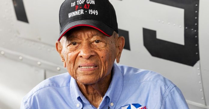Embellished pilot Harry Stewart, Jr., one of many final surviving Tuskegee Airmen, dies at 100