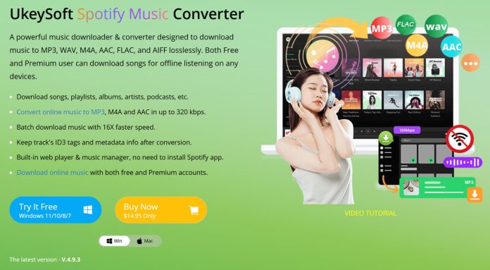 Strive Out UkeySoft Spotify Music Converter’s Latest Boosting Options & Capabilities: Limitless Batch Music Downloading and A number of Codecs Conversion