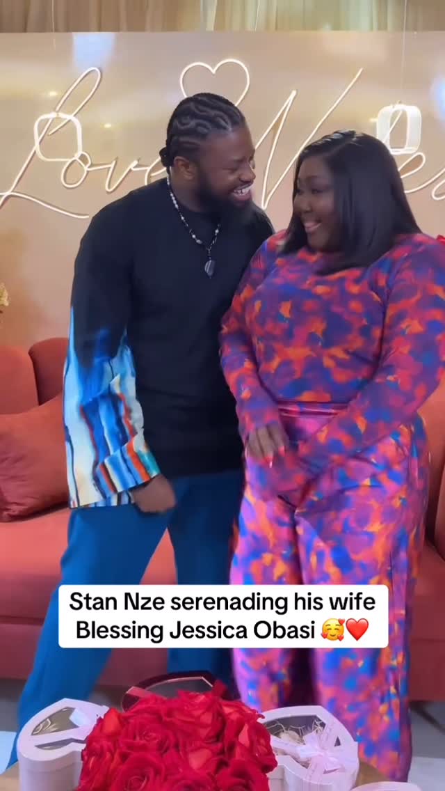 Love & Chemistry Overload – This Candy Video of Stan Nze Singing to His Spouse Will Make You Swoon!