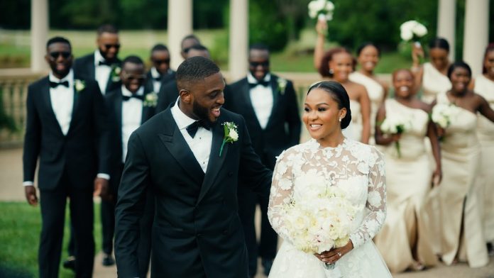 Obi & Dina’s White Marriage ceremony Was a Joyous Celebration of Love