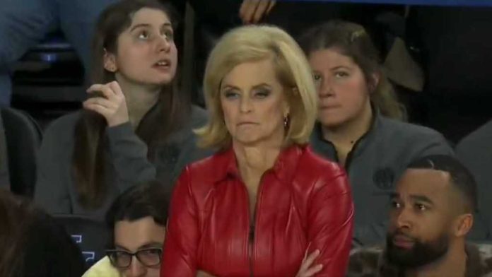 Kim Mulkey’s frowny response shot appeared prefer it was from The Workplace