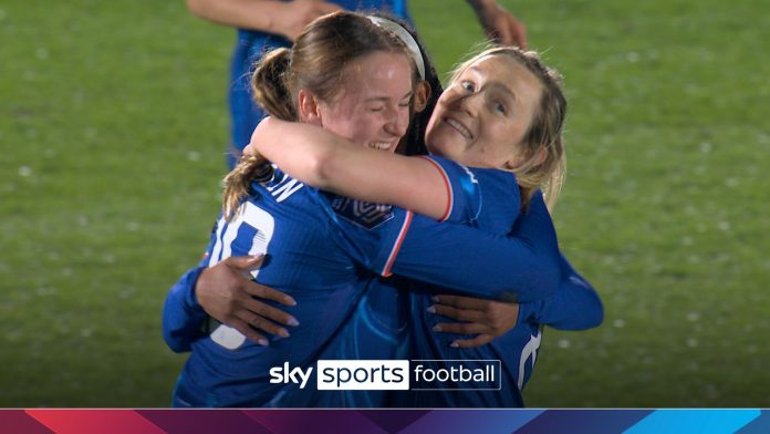 WSL Chelsea vs Leicester | Erin Cuthbert seals Chelsea win stunning end