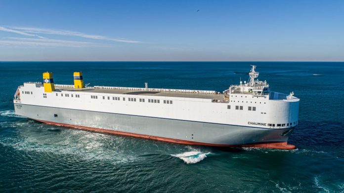 South Korean shipbuilder delivers first hybrid RoRo to CLdN