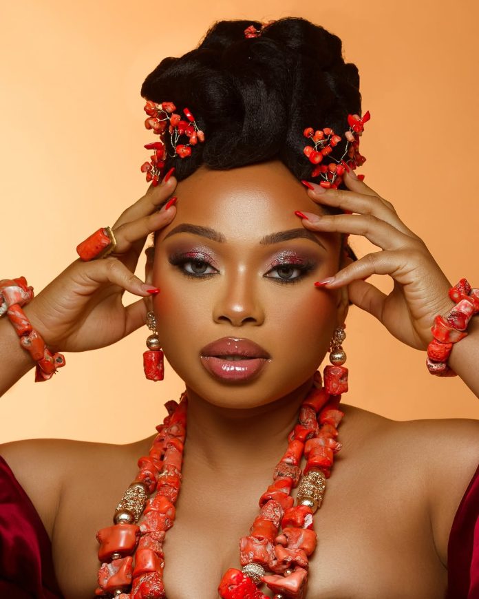 Go for a Radiant Glow on Your Igbo Trad With This Magnificence Look