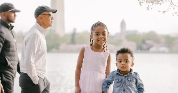 Obama photobombs household’s D.C. cherry blossom second