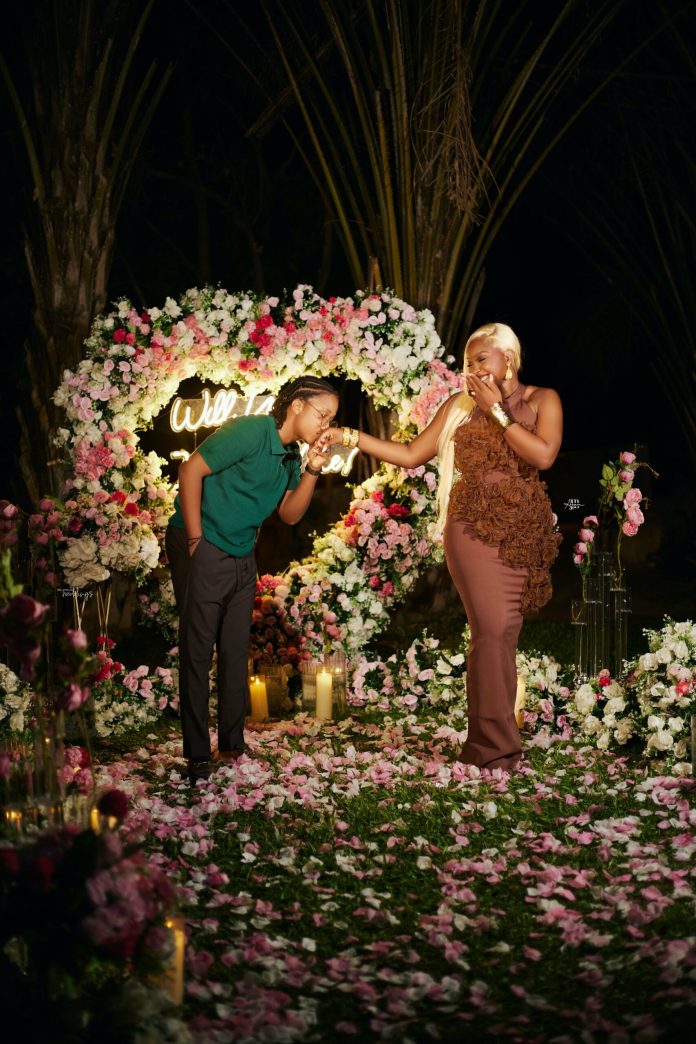 It was Love at First Sight for Victoria & Eddie! Get pleasure from Their Romantic Backyard Proposal