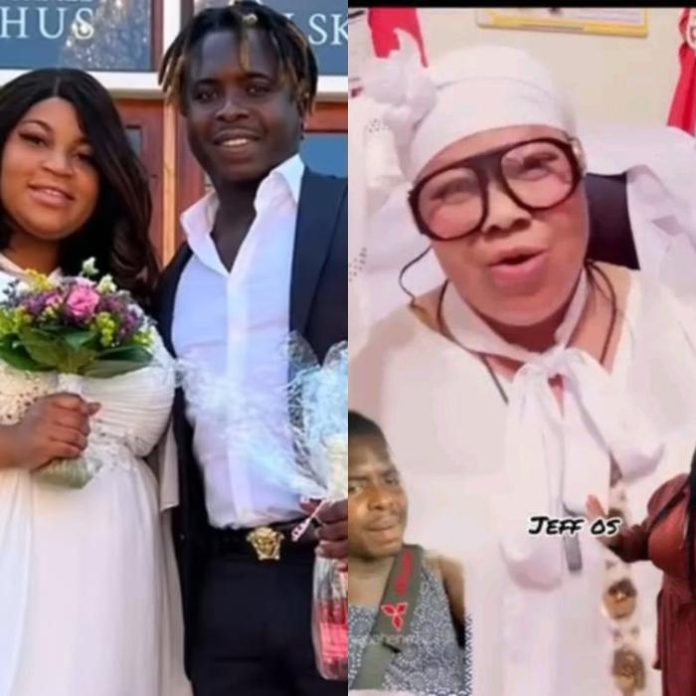 Nana Agradaa Clothes in All-White, Praises God for the Demise of Blogger Adwenpahene