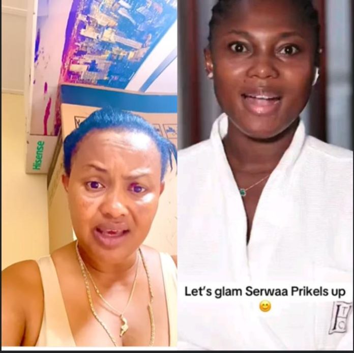 She’s Naturally Stunning, No Surprise Maxwell Selected Her Over McBrown – Video of Serwaa Prikels’ No-Make-up Face Sparks Reactions