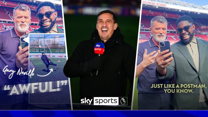 ‘AWFUL! He appears to be like like an outdated man!’ | Roy Keane and Micah Richards poke enjoyable at Gary Neville’s volleys