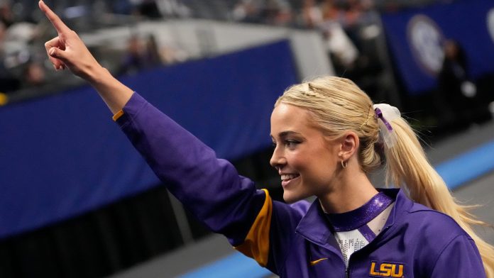 The place is Livvy Dunne? Damage protecting LSU gymnast from NCAA championship semifinals