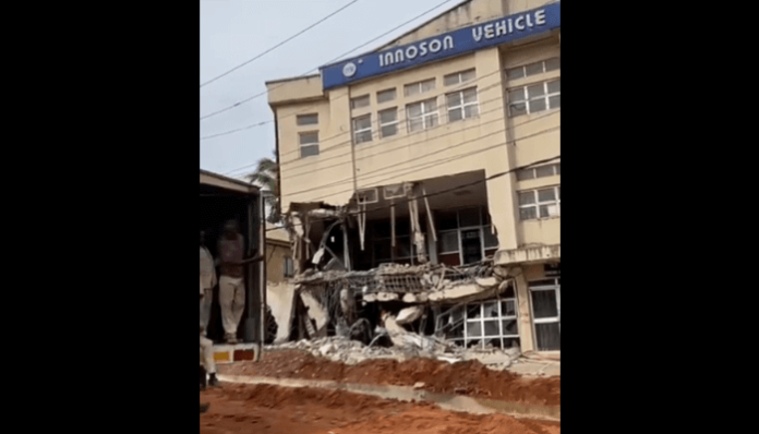 Combined reactions as Anambra govt demolishes Innoson Motors’ head workplace in Nnewi
