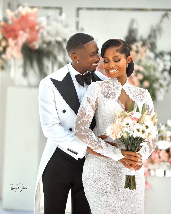 Priscilla Ojo and Juma Jux’s White Marriage ceremony Pictures Have been Straight Out of a Fairytale