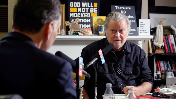 Steve Bannon praises Trump’s technique, desires DOGE’s receipts