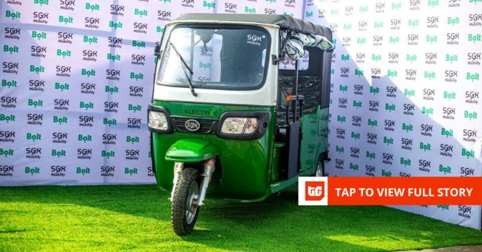 Bolt launches ₦3.2M electrical tricycles in Lagos with 15% driver fee