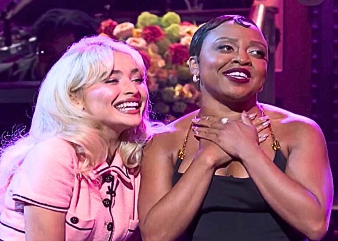 Quinta Brunson and Sabrina rejoice being brief on SNL