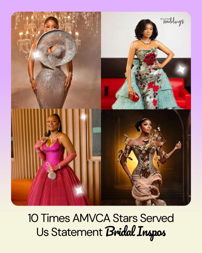 10 Instances AMVCA Stars Served Us Assertion Bridal Inspos