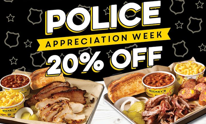dickeys-honors-police-with-20-off-throughout-nationwide-police-week.jpg Dickey’s Honors Police with 20% Off Throughout Nationwide Police Week
