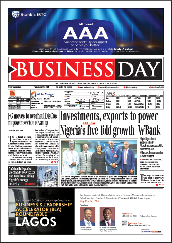 BusinessDay 13 Might 2025