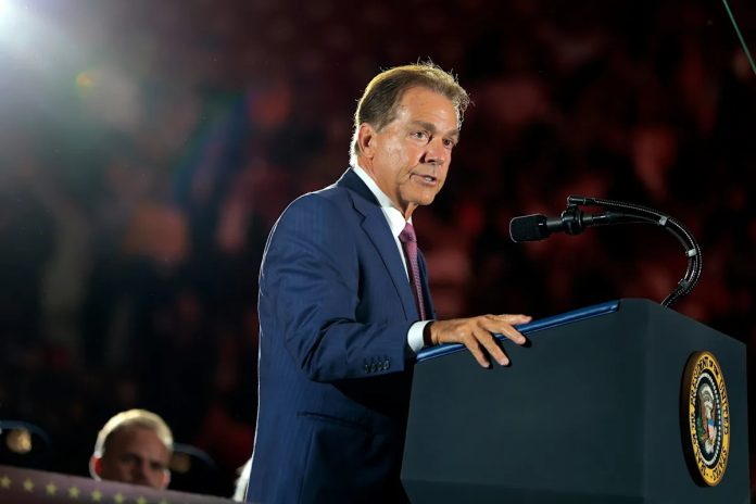 Nick Saban: ‘Undecided we actually want a fee’ to repair school athletics